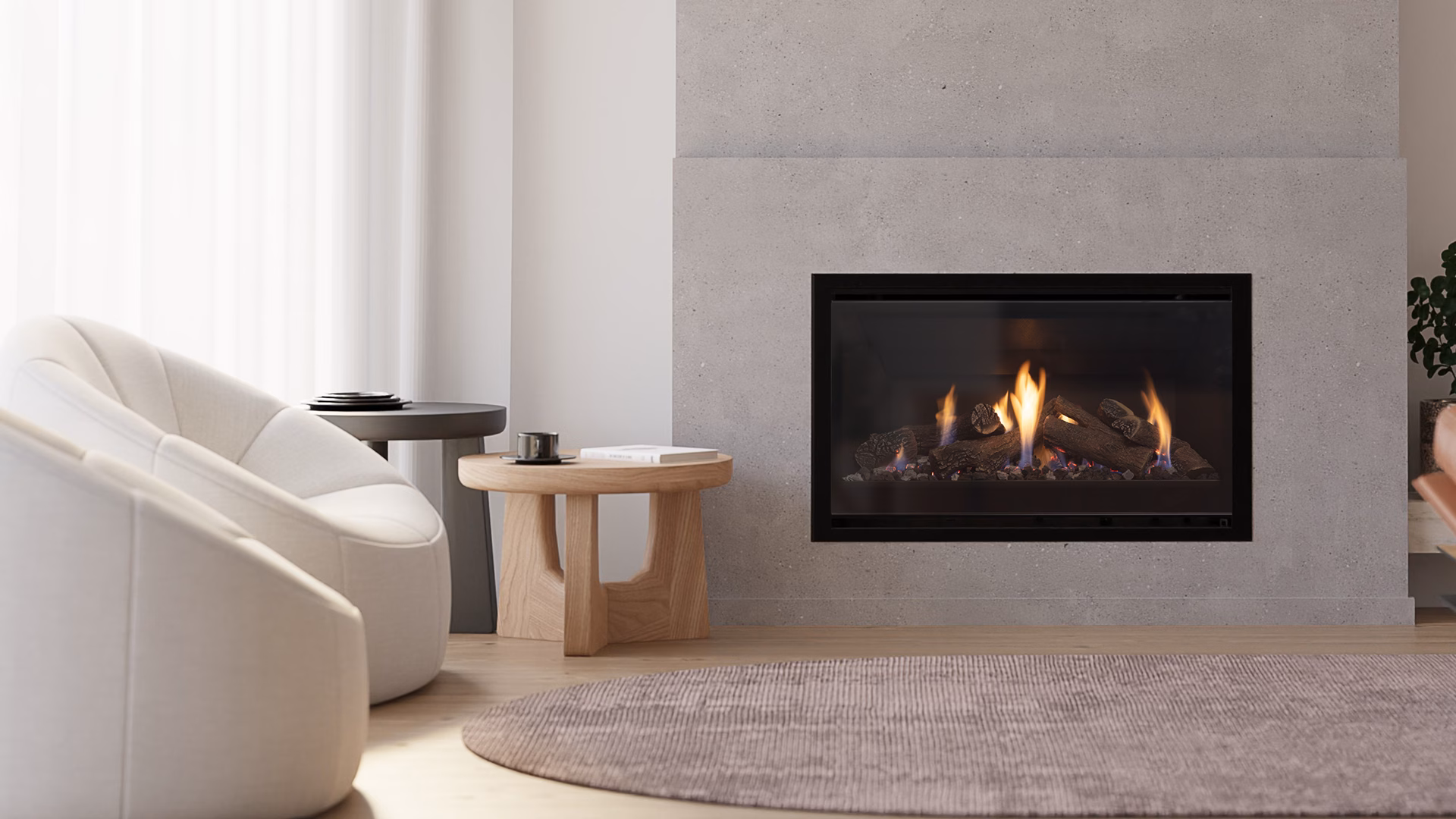 Gas log